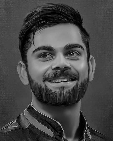 virat kohli drawing images